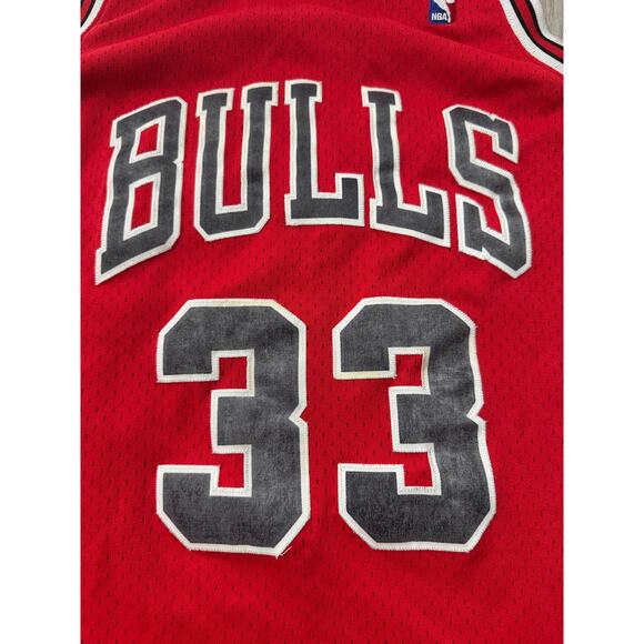 NBA Jersey Chicago Bulls Scottie Pippen 33 sz L - Picture 12 of 14